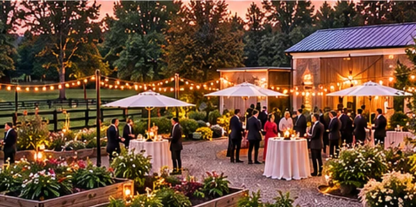 Concept rendering: garden reception