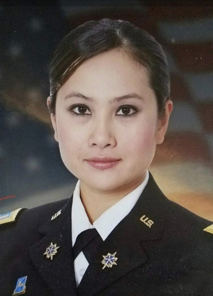 Lieutenant Annie B. Lansing in U.S. Army dress uniform