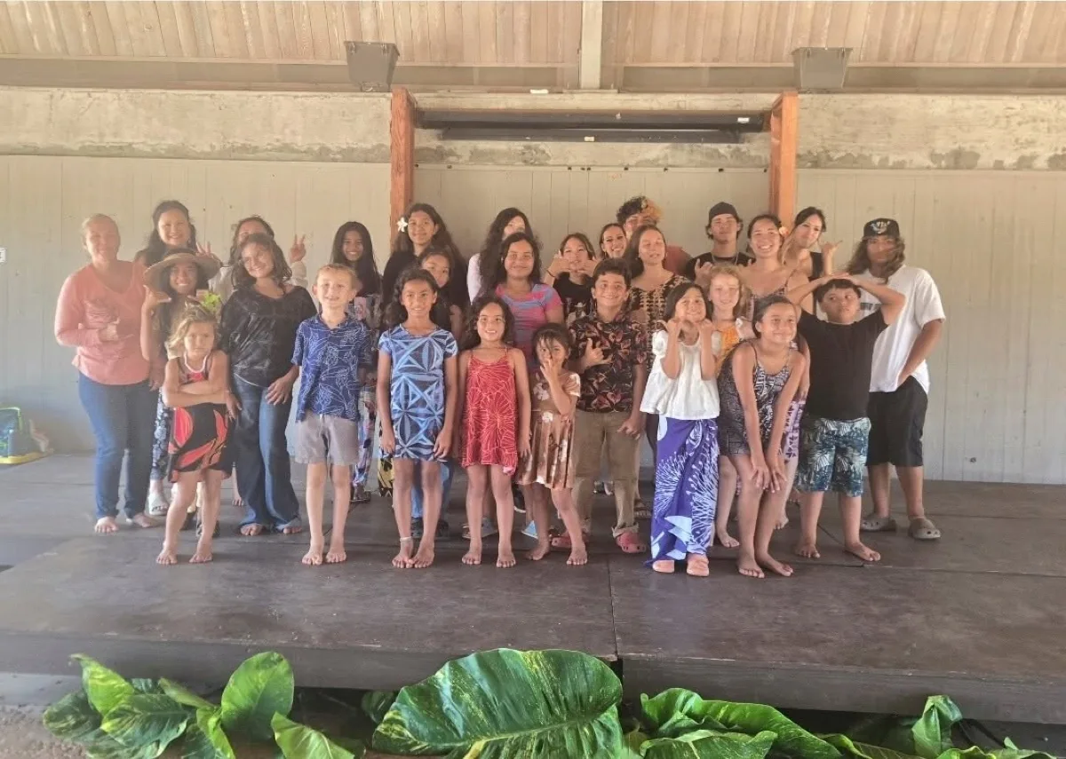 Children and counselors at the 2026 summer camp