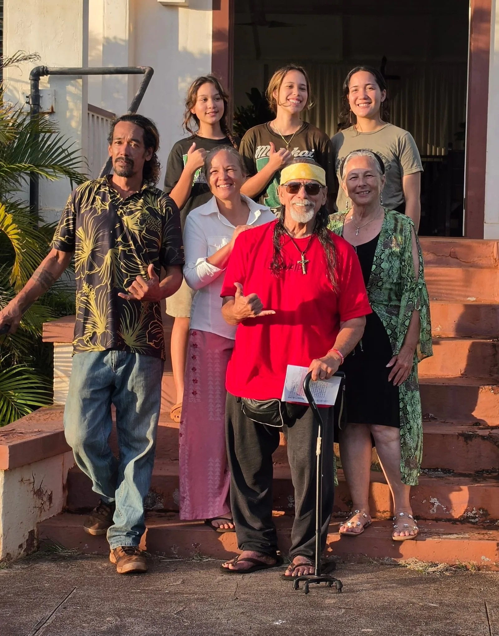 Three generations of one ʻohana at the centennial celebration.